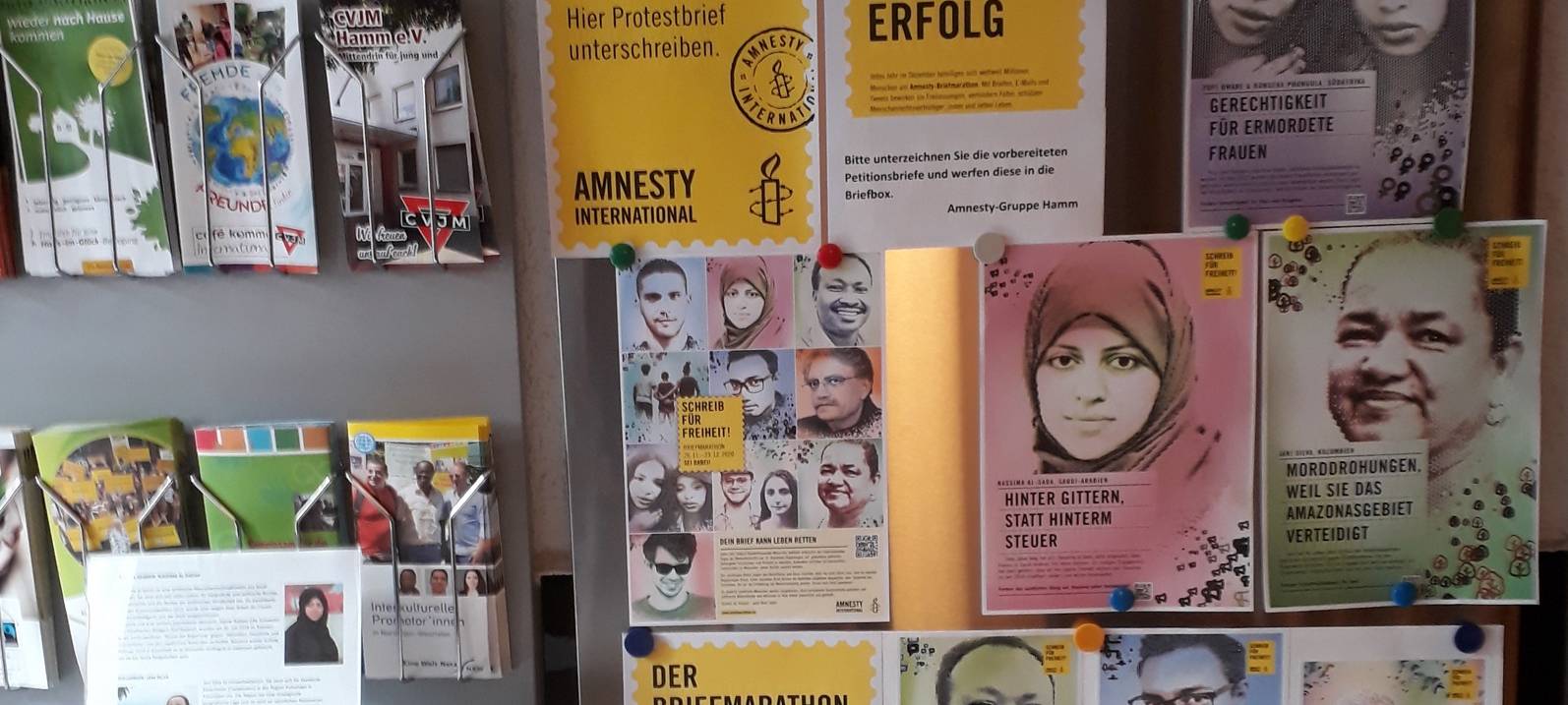 Briefaktion gegen Tod und Folter