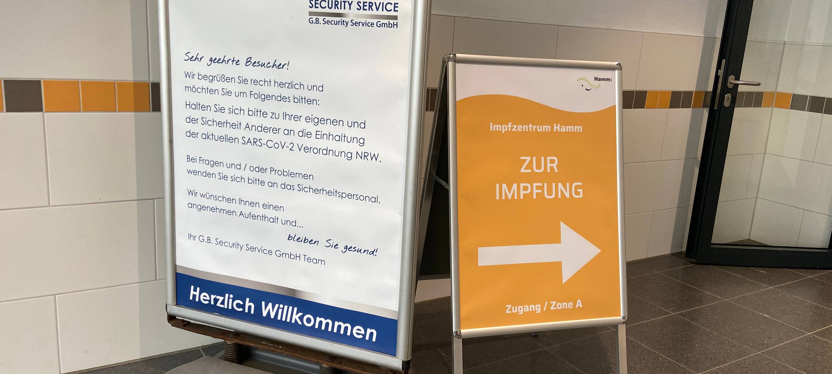 Das Hammer Impfzentrum nimmt Gestalt an