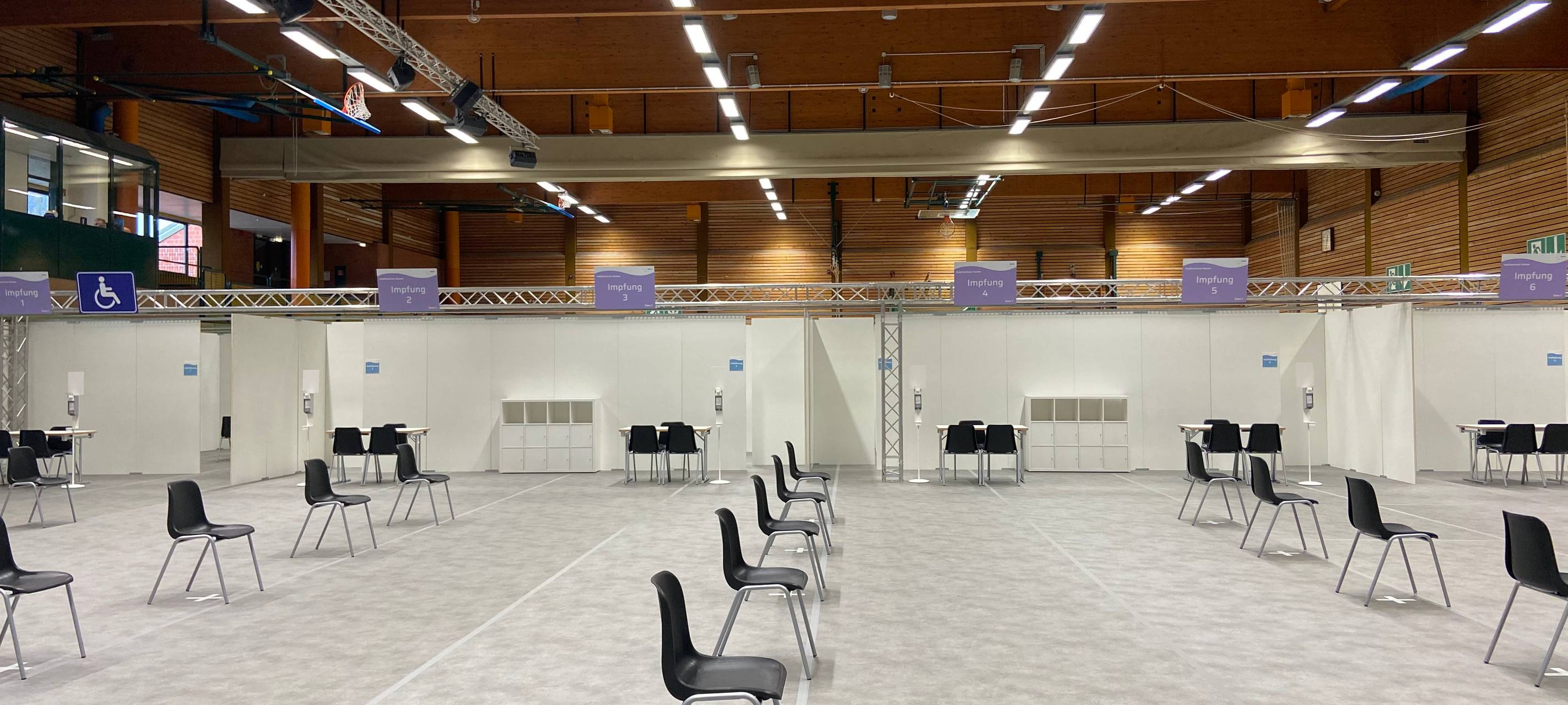 Das Hammer Impfzentrum nimmt Gestalt an