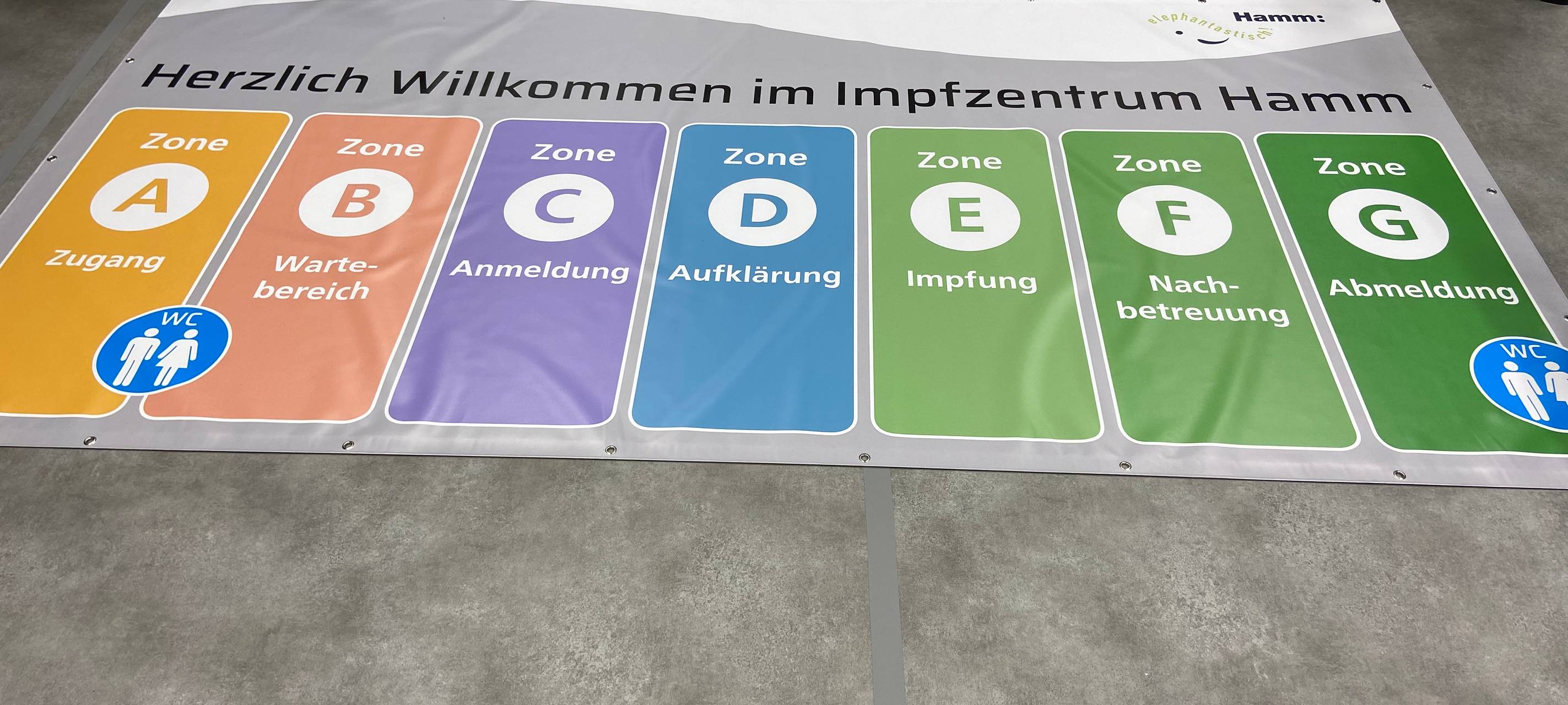 Das Hammer Impfzentrum nimmt Gestalt an