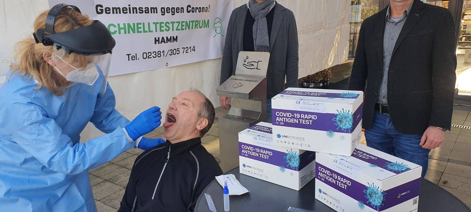 Hamm bekommt ein Corona Schnelltestzentrum