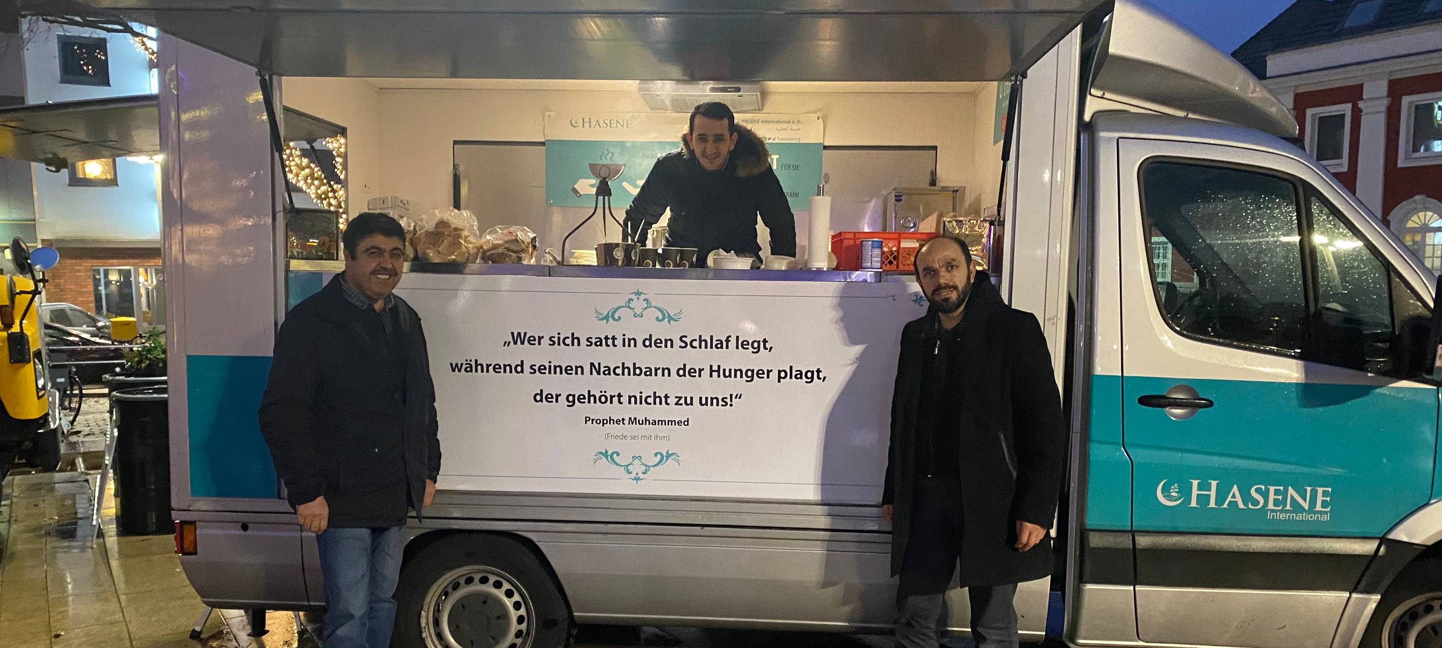 Suppenausgabe am Hauptbahnhof