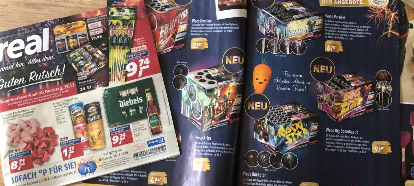 Verwirrung um Feuerwerkswerbung