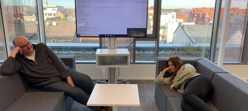 Irina verabschiedet sich in den Mutterschutz