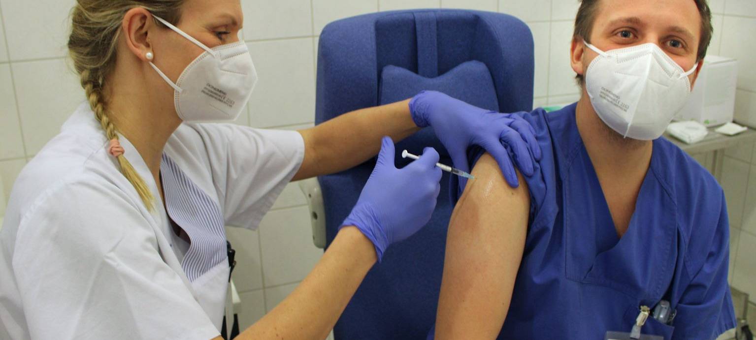 Impfen in Hammer Krankenhäusern gestartet