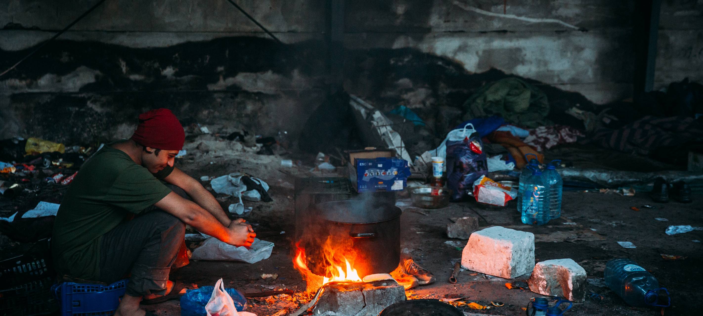 Hunderte frieren bei Bihac