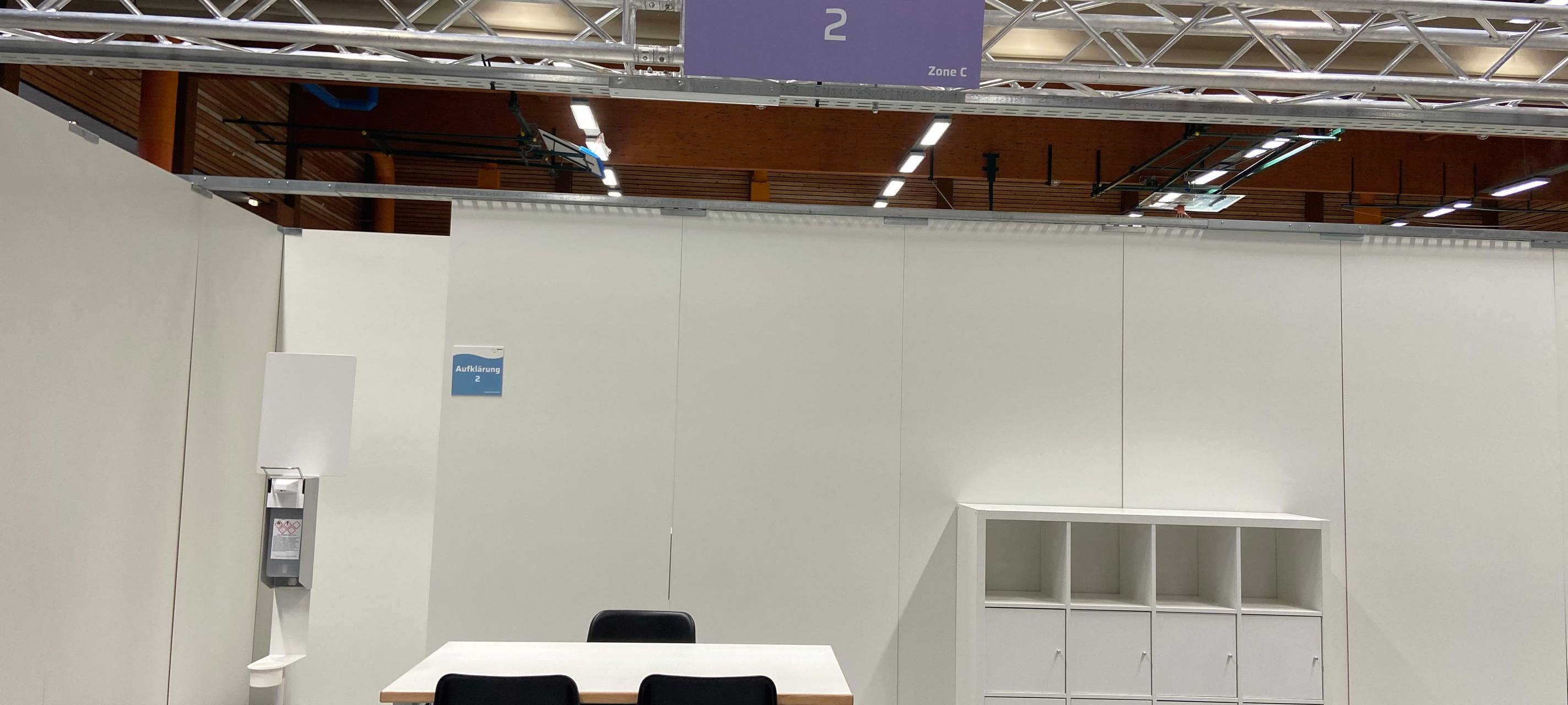 Impfzentrum soll Fahrt aufnehmen