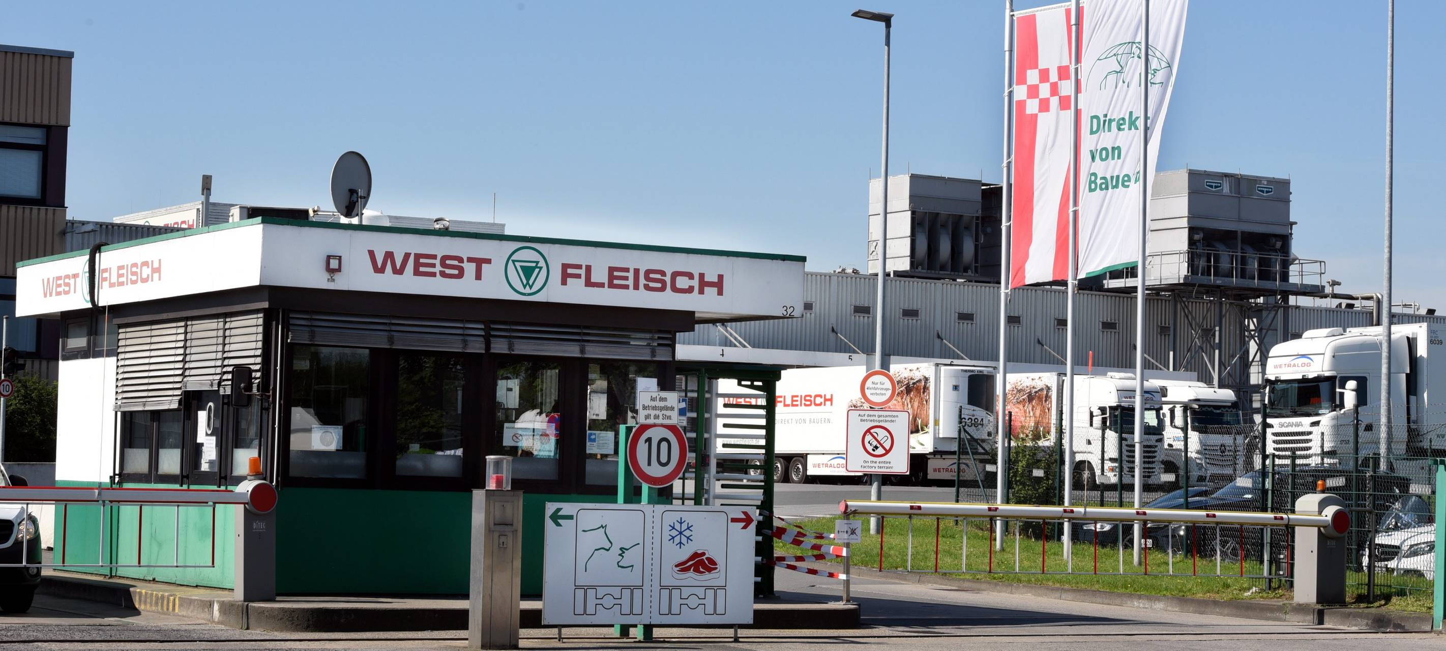 Großeinsatz bei Westfleisch in Hamm