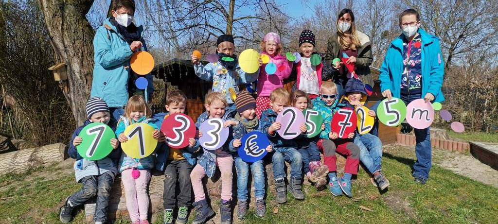 Hammer Kita sammelt über 1.000 Euro extra beim Konfettilauf