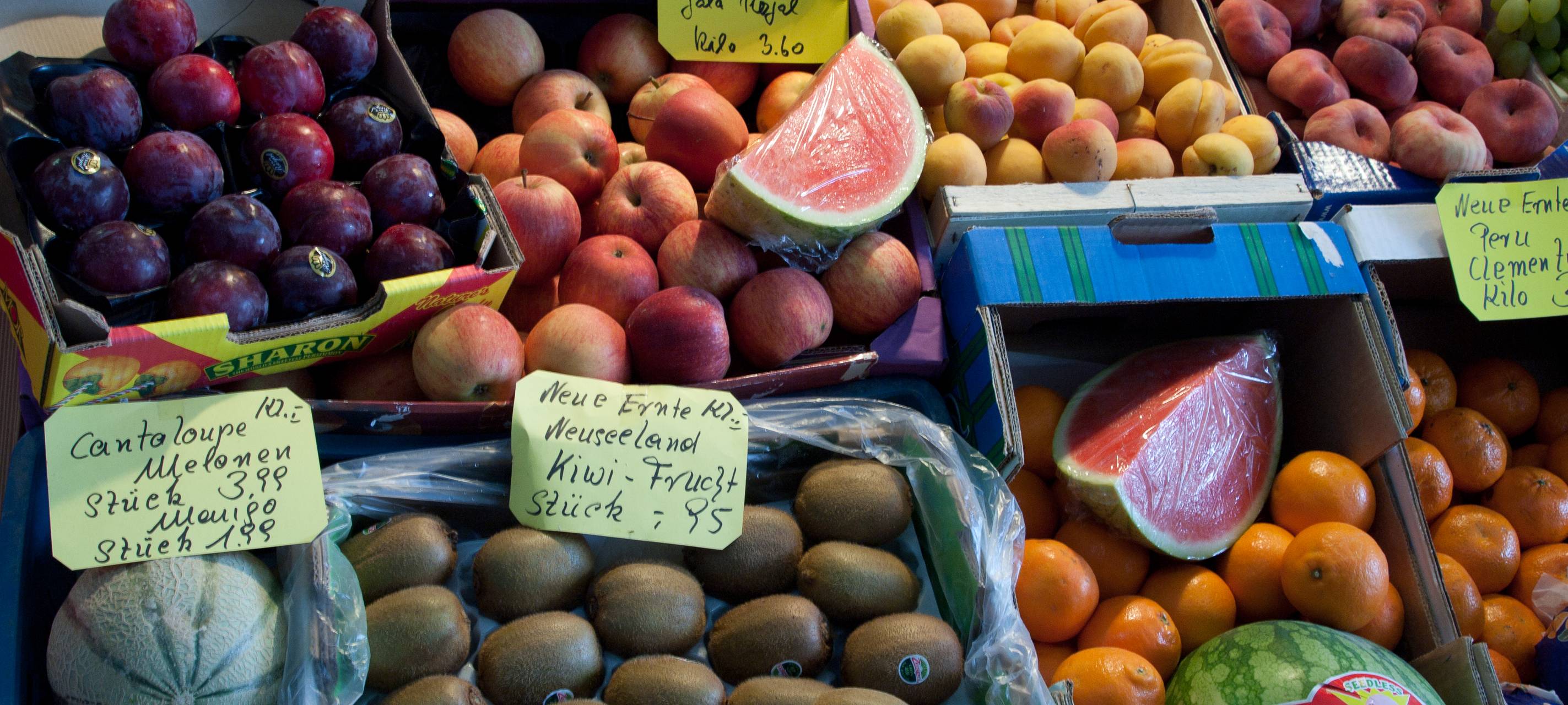 Maskenpflicht auf dem Wochenmarkt