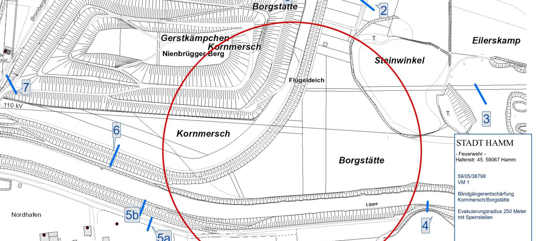 Bombenfund in der Lippeaue: keine Evakuierung!