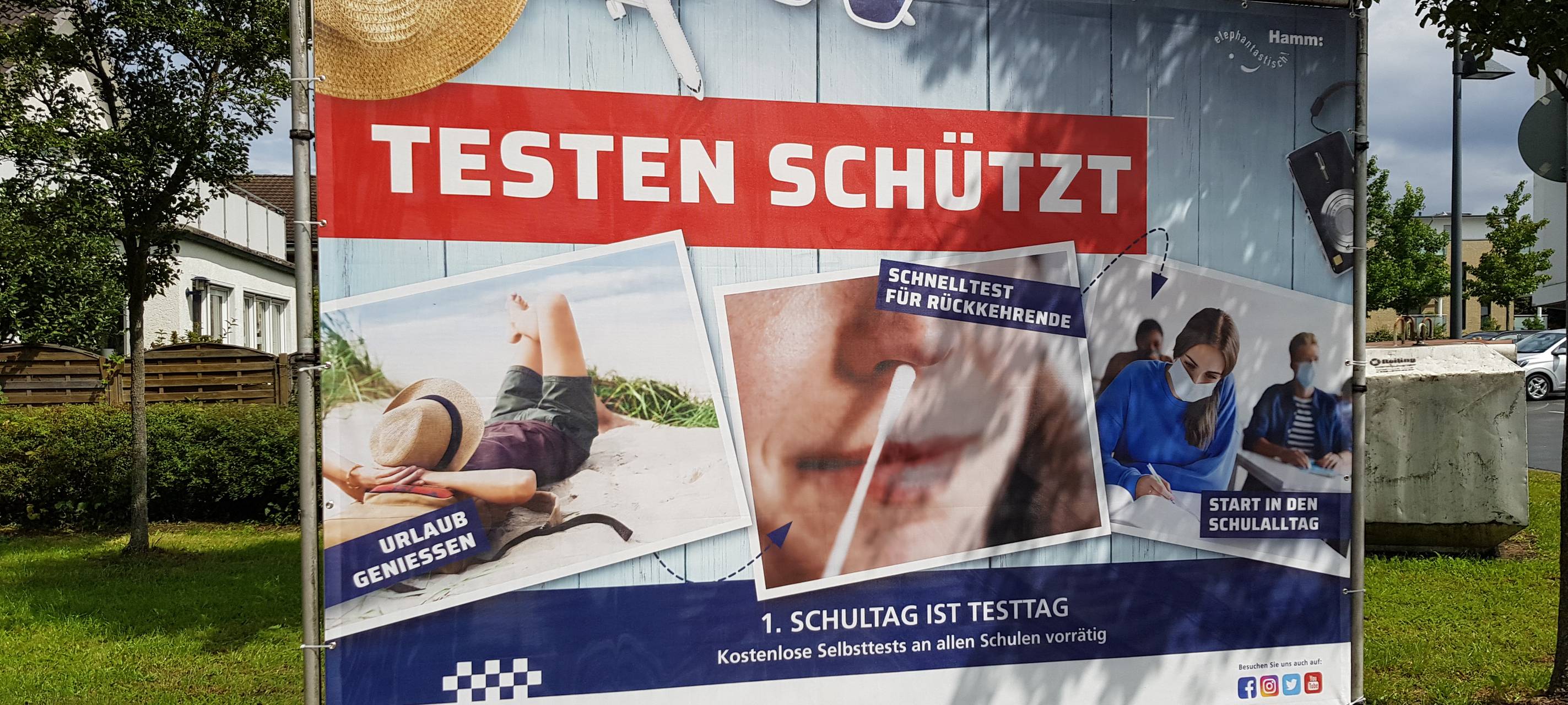 Stadt Hamm wirbt fürs Testen