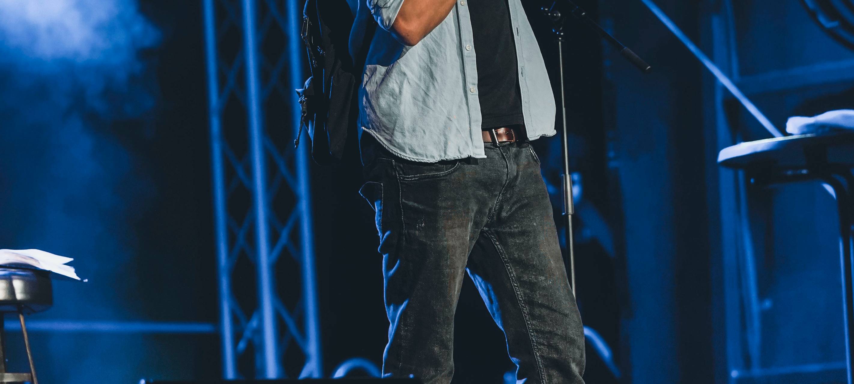 600 Besucher beim "Lachkrampf" an der Waldbühne in Hamm