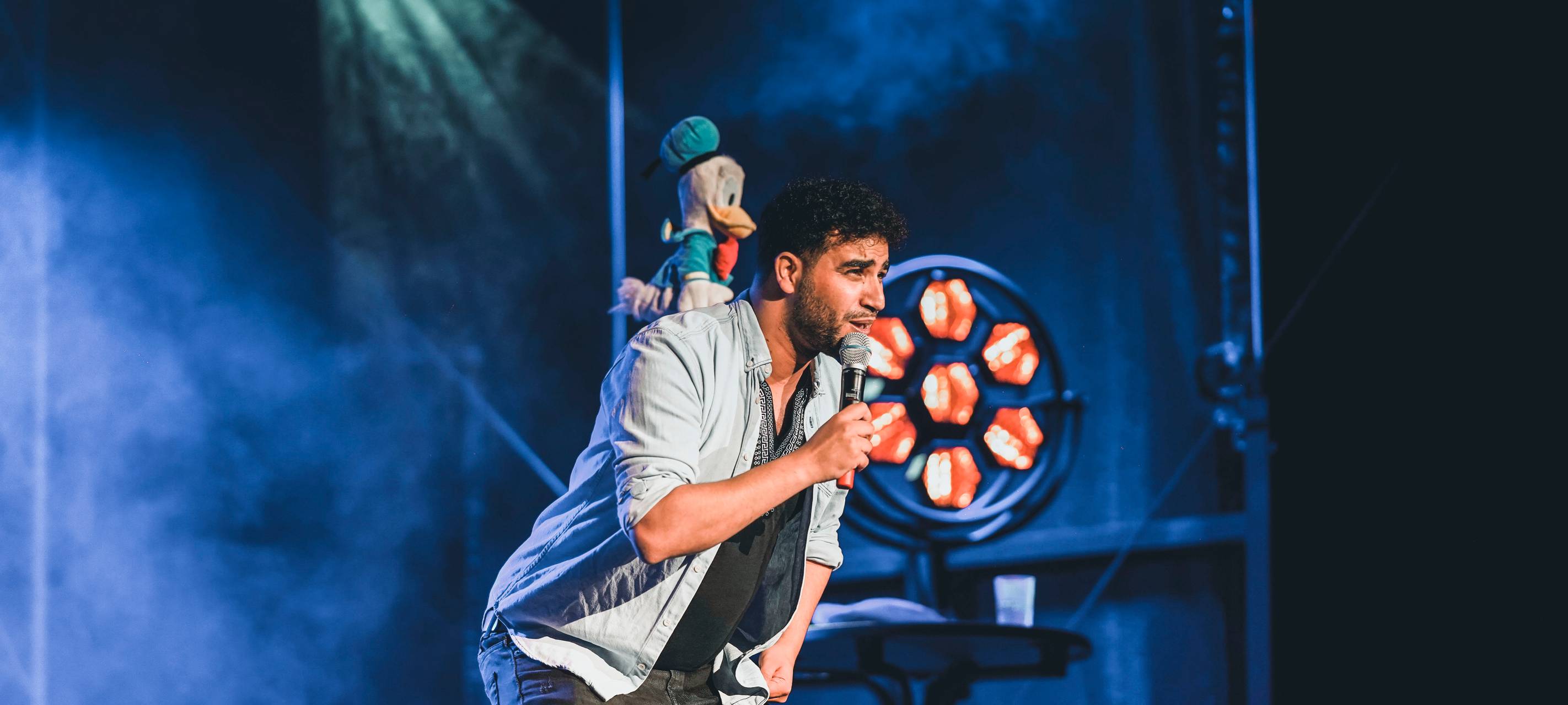 600 Besucher beim "Lachkrampf" an der Waldbühne in Hamm