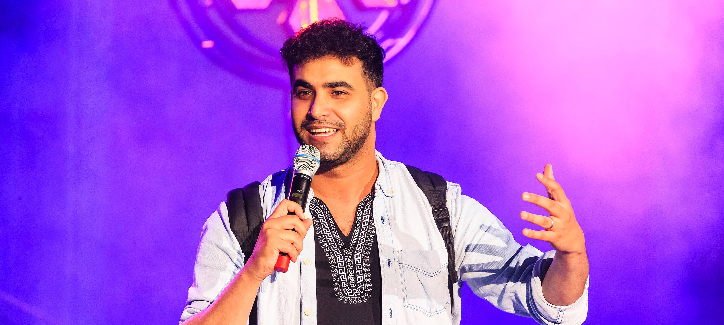 600 Besucher beim "Lachkrampf" an der Waldbühne in Hamm