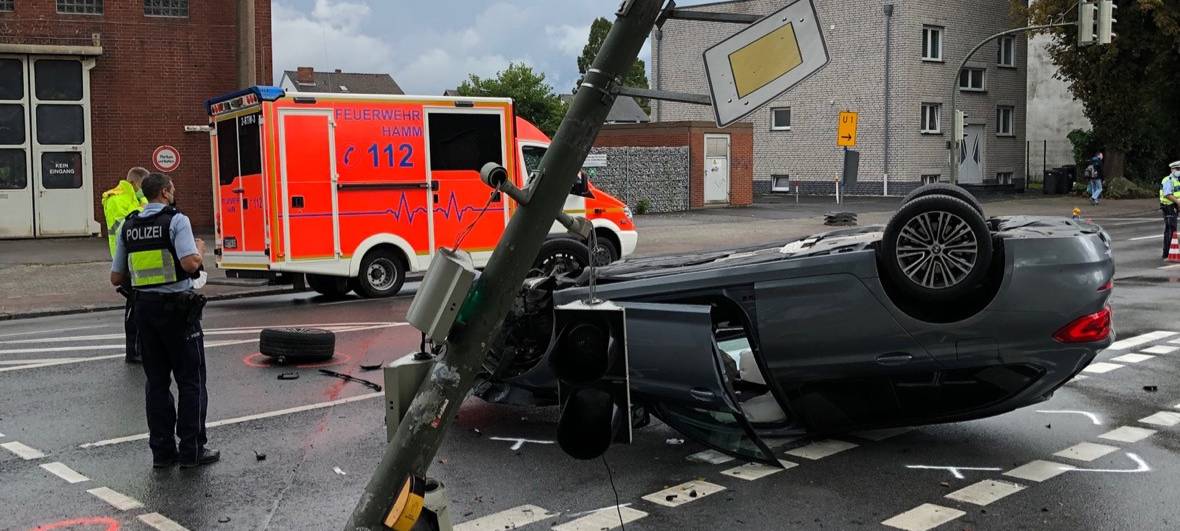 Unfall im Hammer Süden