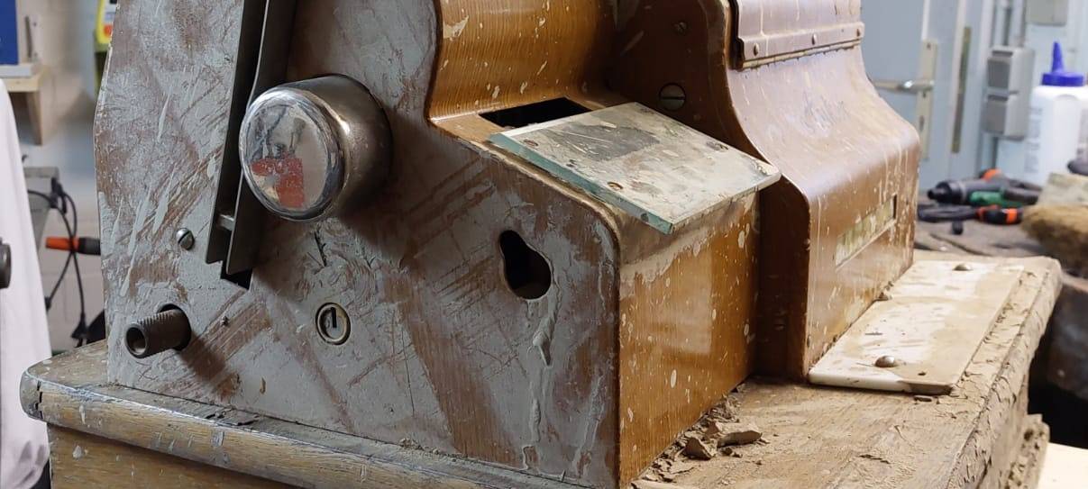 Registrierkasse aus Ahrweiler in Hamm restauriert