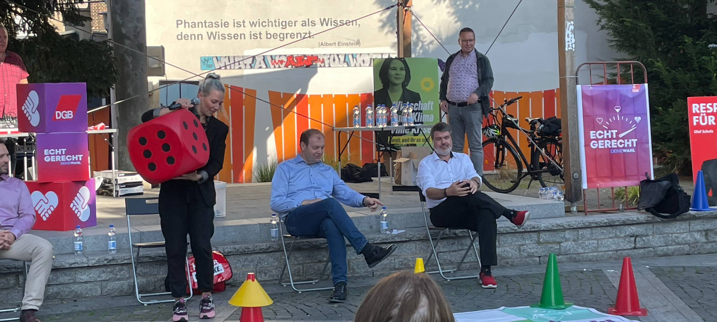 Wahlkampf in Hamm: Direktkandidaten spielen um Fragen