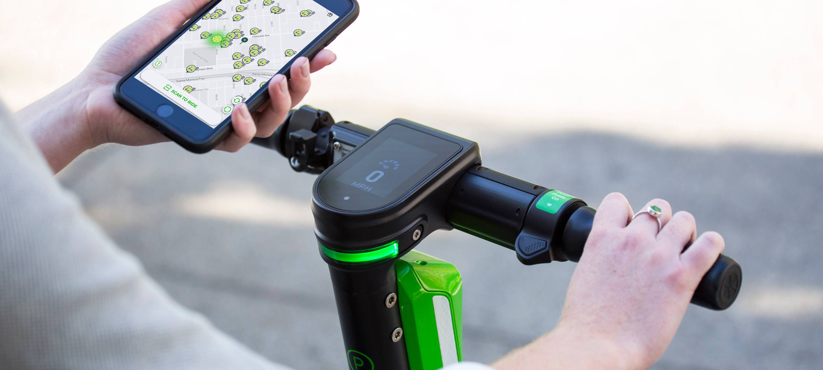 Leihroller fallen in Hamm nicht auf