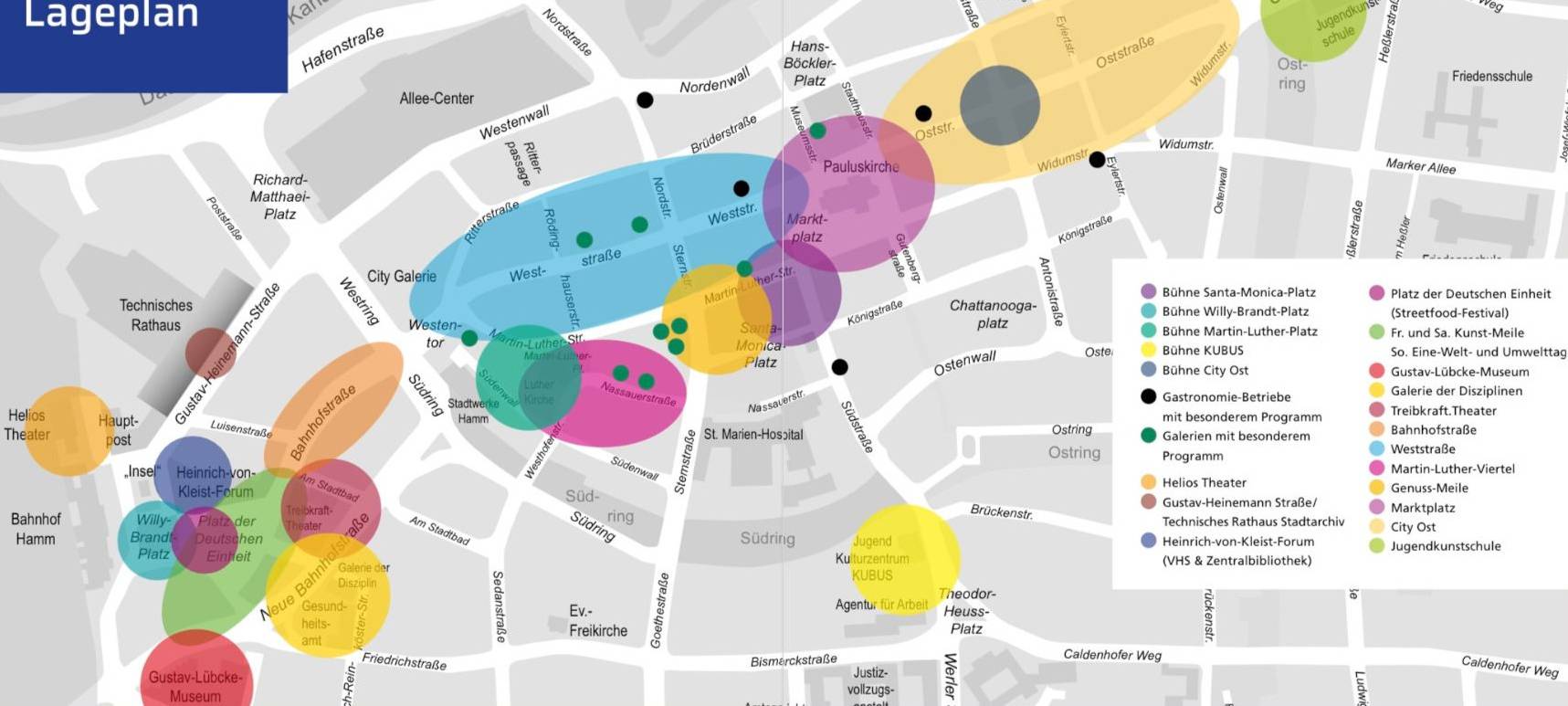 Lageplan des Festivals Hamm hoch 4