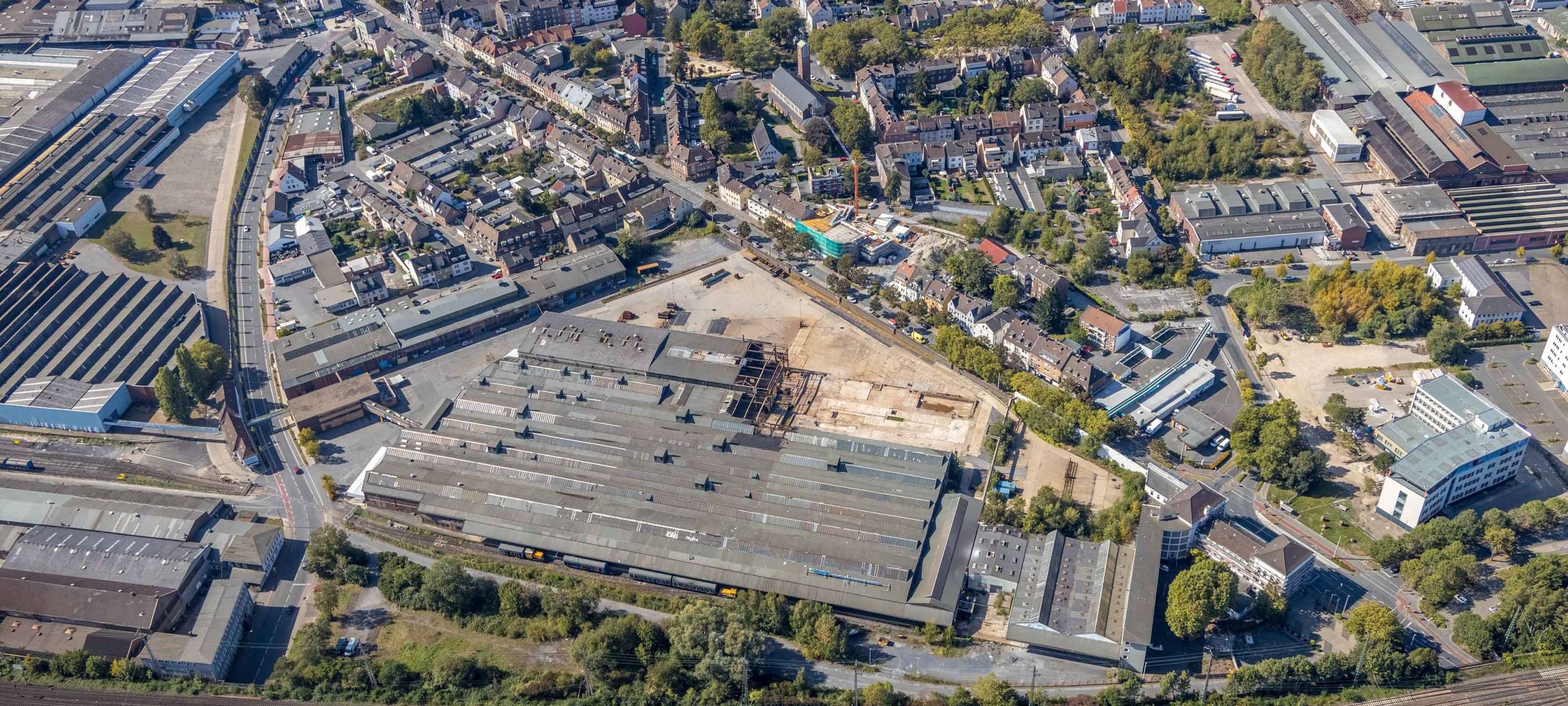 Luftbild des WDI-Geländes.