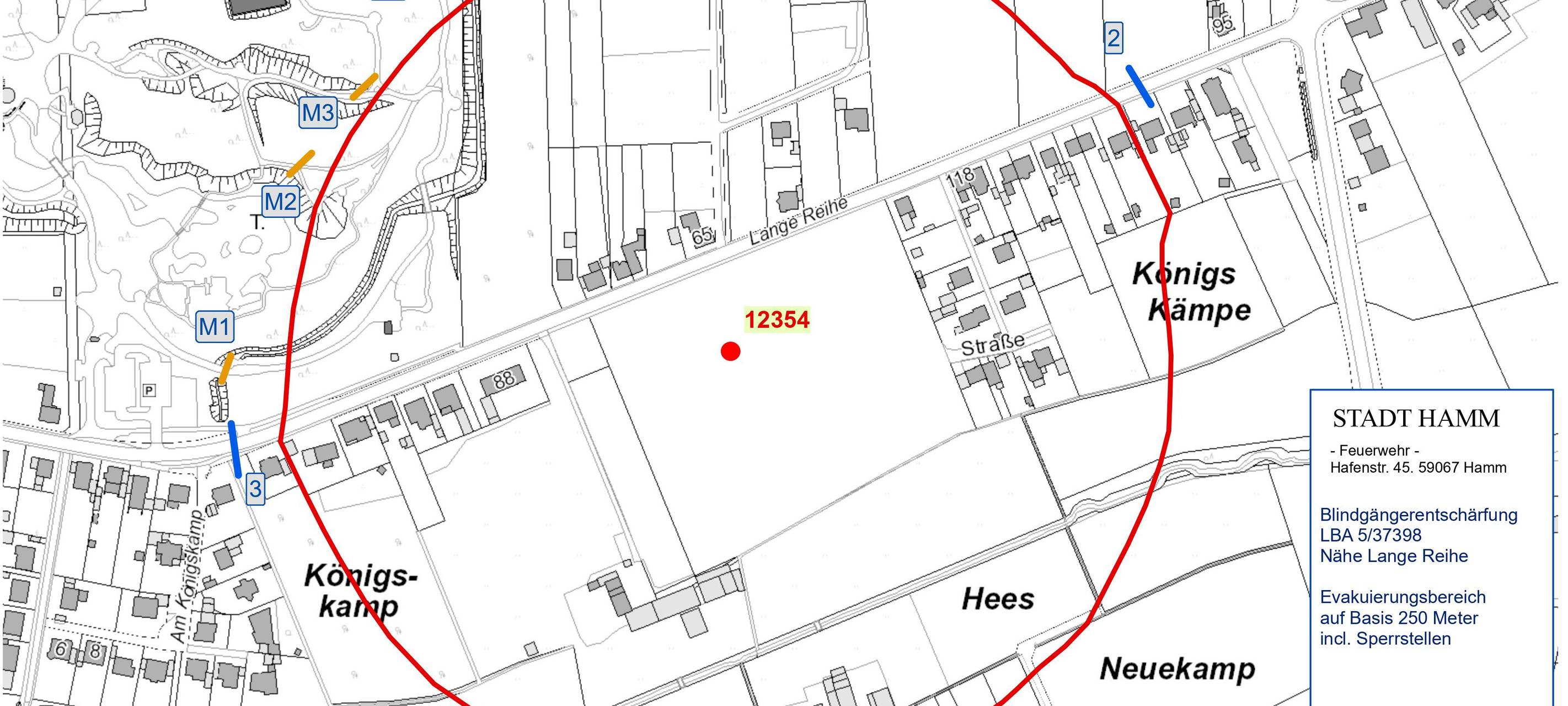 Bombe in Braam-Ostwennemar entschärft