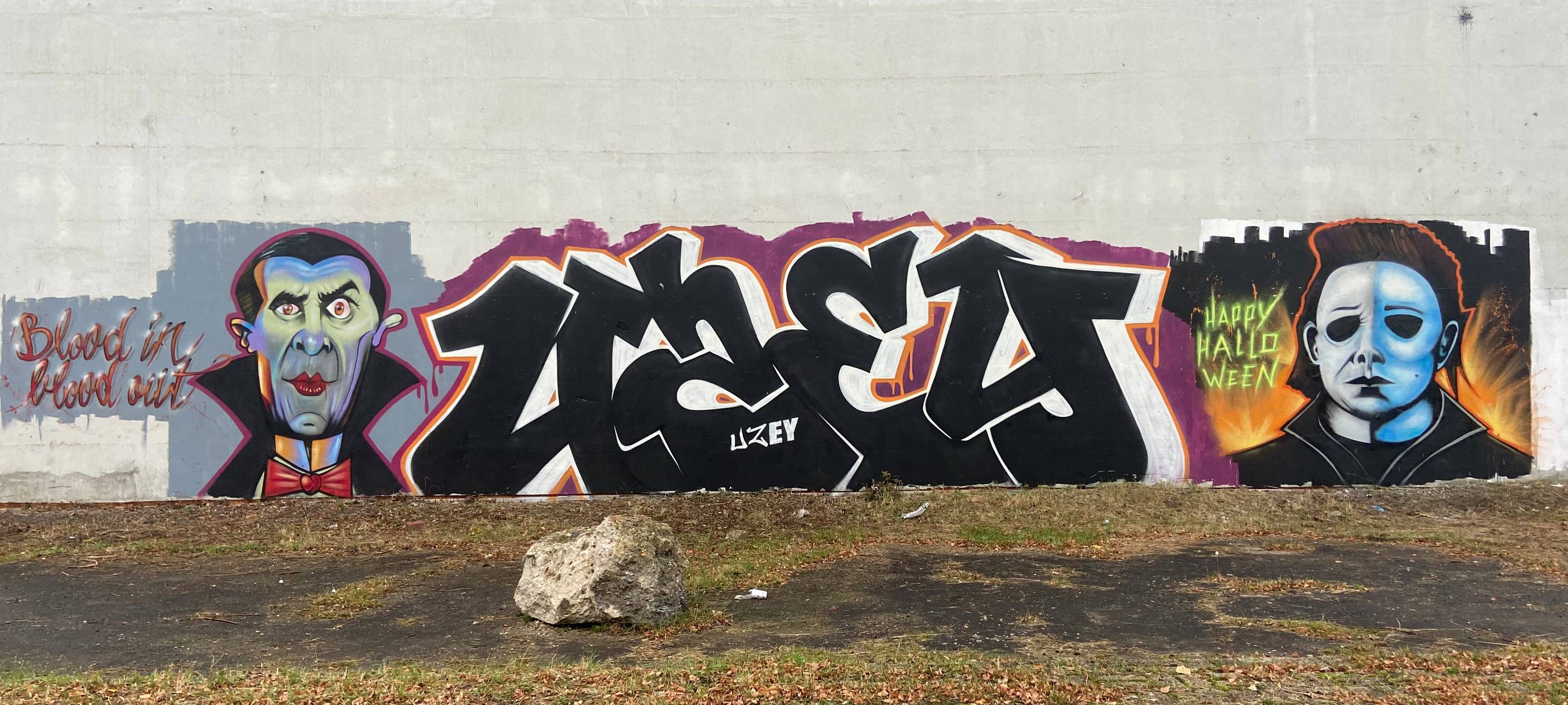 Graffiti Kunst für die Kinowand in Hamm