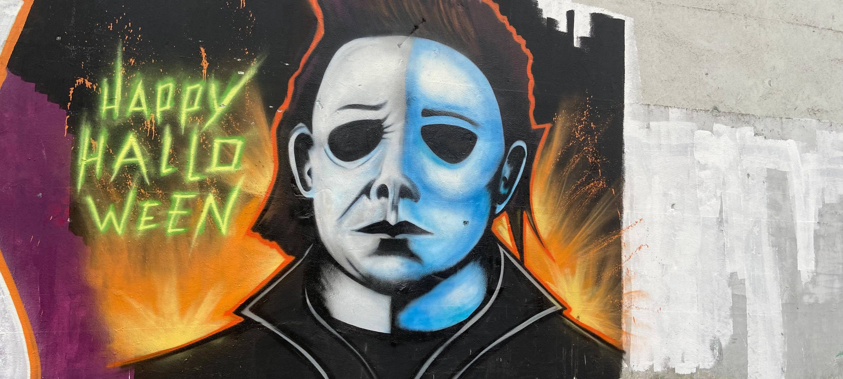 Graffiti Kunst für die Kinowand in Hamm