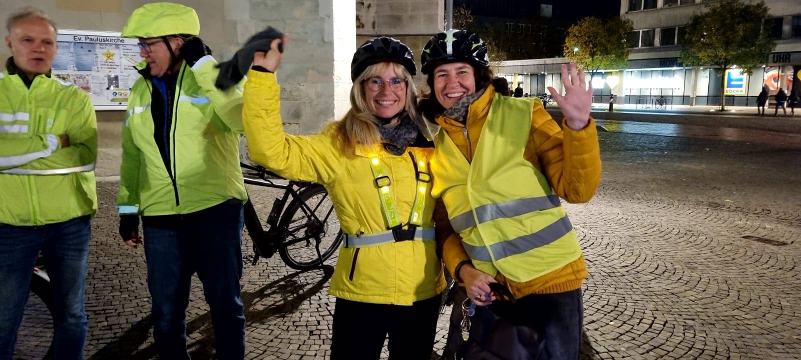 Lichtradler aus Herbern fährt durch Hamm