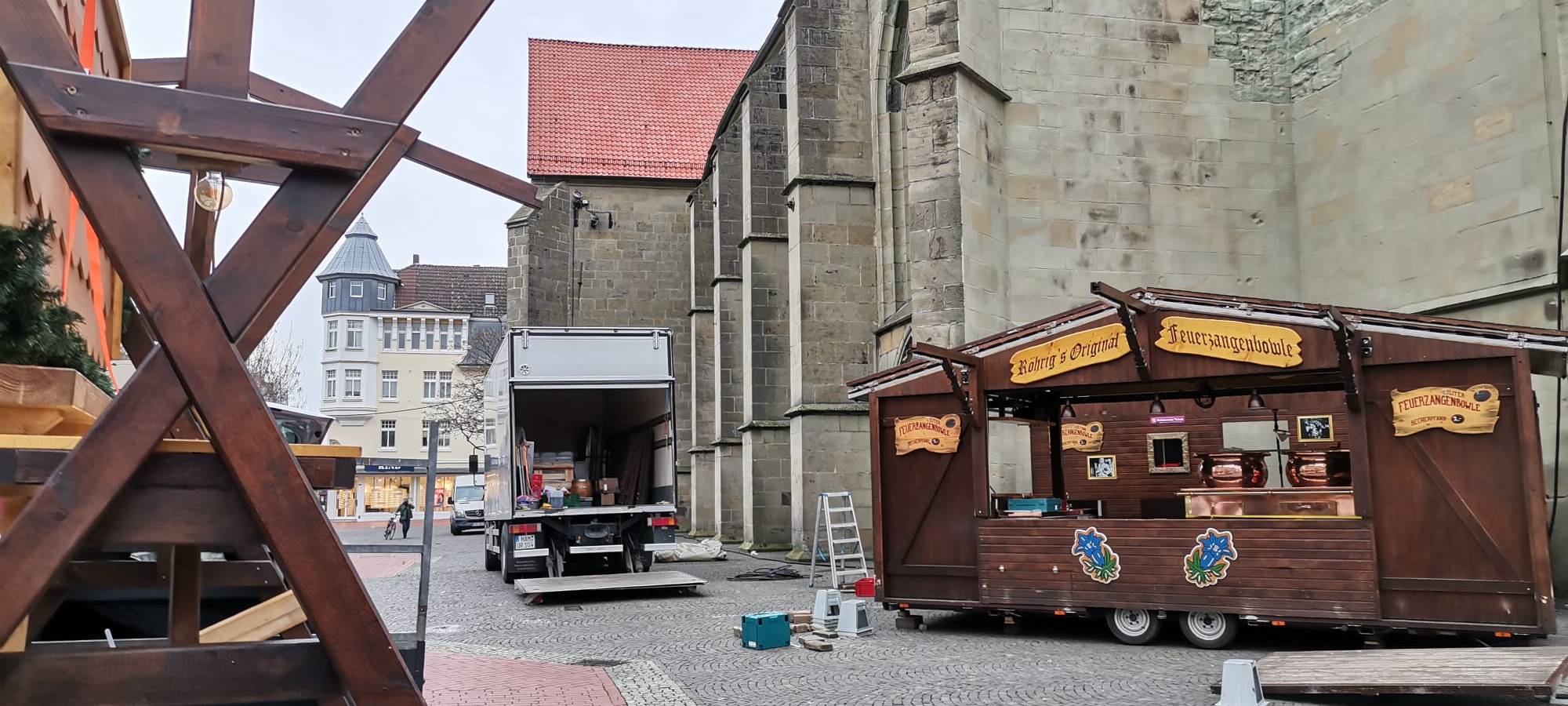 Weihnachtsmarkt-Abbau in Hamm dauert noch bis Donnerstag