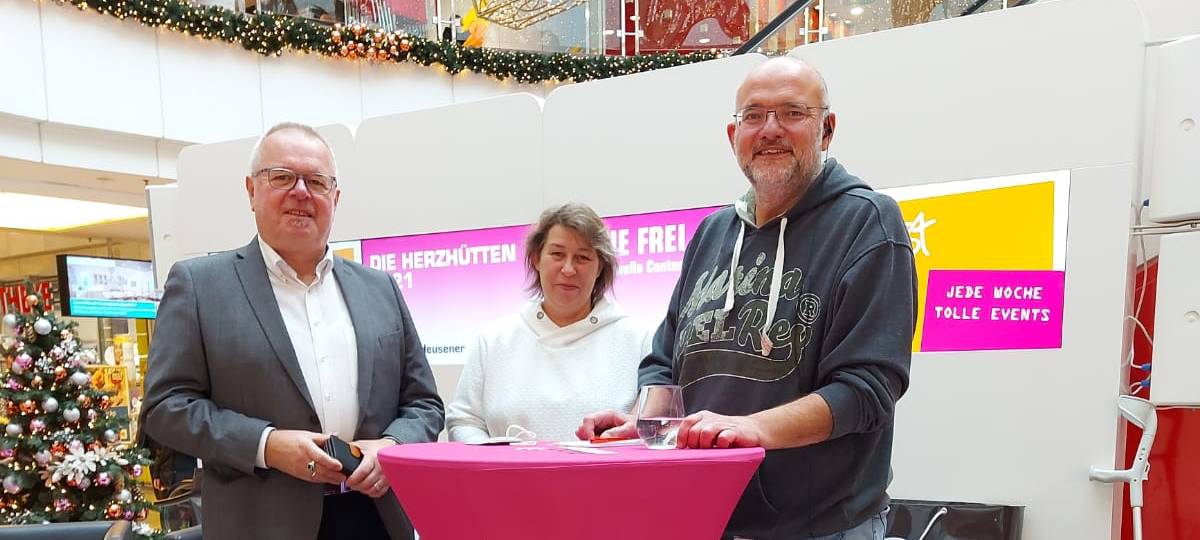 Hammer Herzhütten auf dem Weihnachtsmarkt