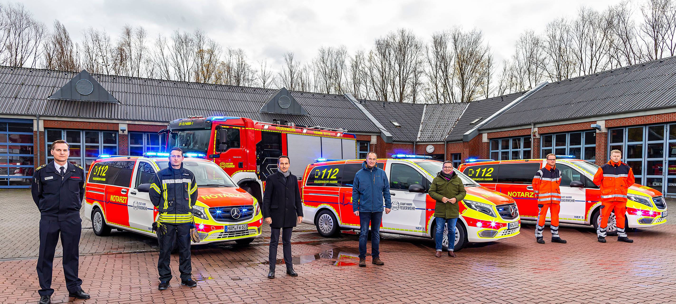 Feuerwehr Hamm bekommt neue Fahrzeuge