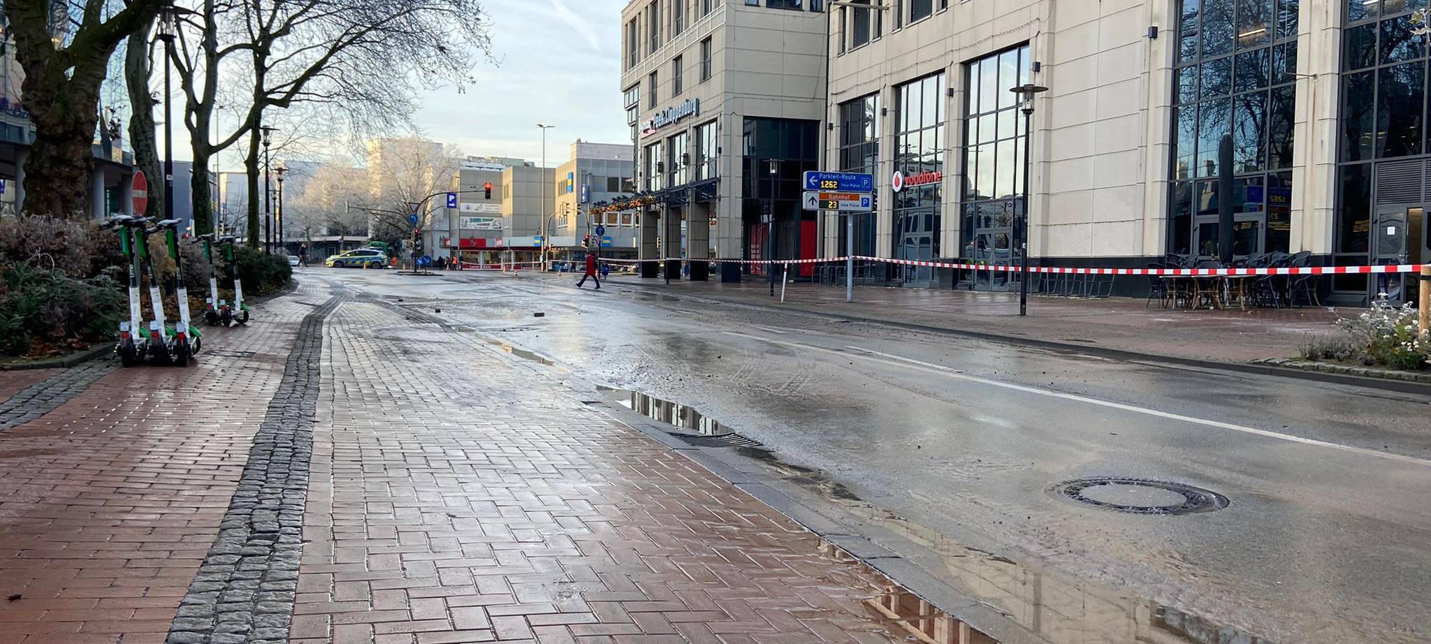 Nach Rohrbruch: Westenwall in Hamm wieder freigegeben