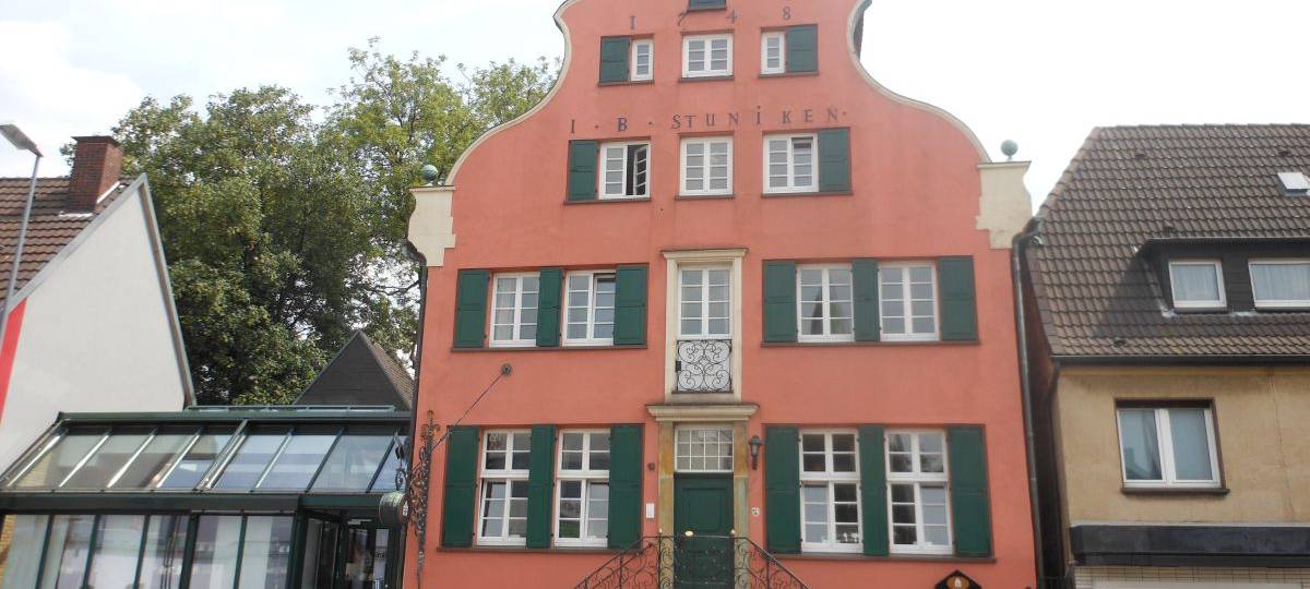 Das historische Gebäude ist Teil eines Stadtrundganges.