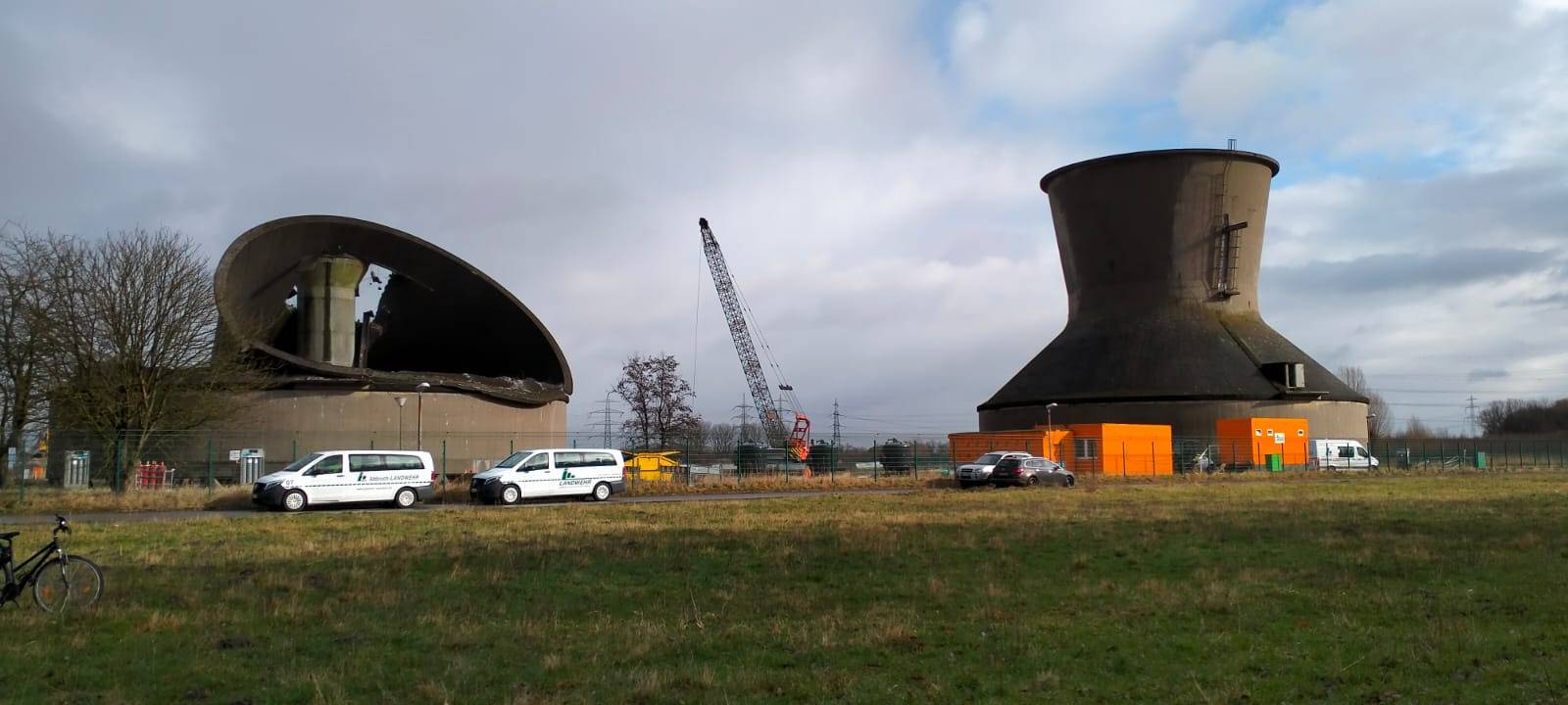 Abriss Kraftwerk Hamm Uentrop