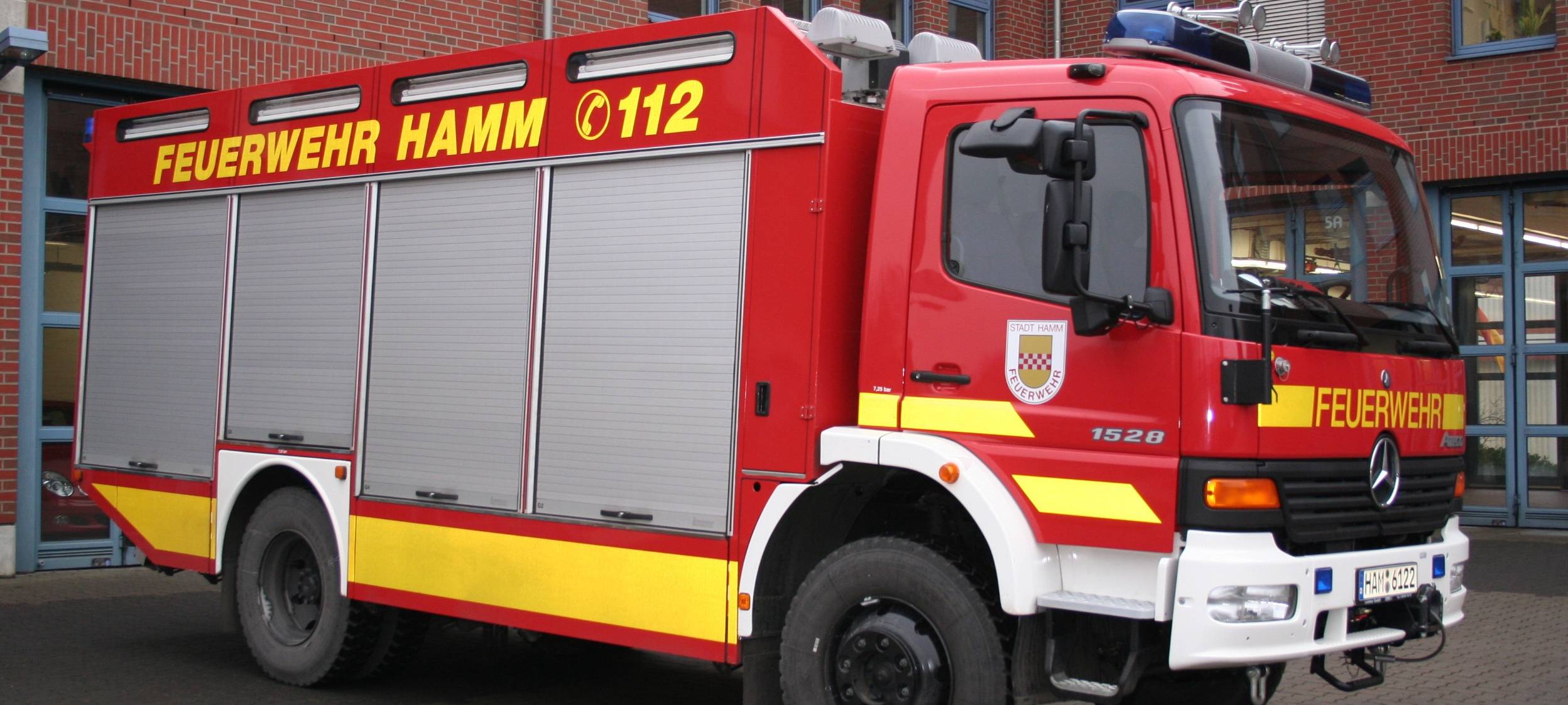 Feuerwehrauto in Hamm