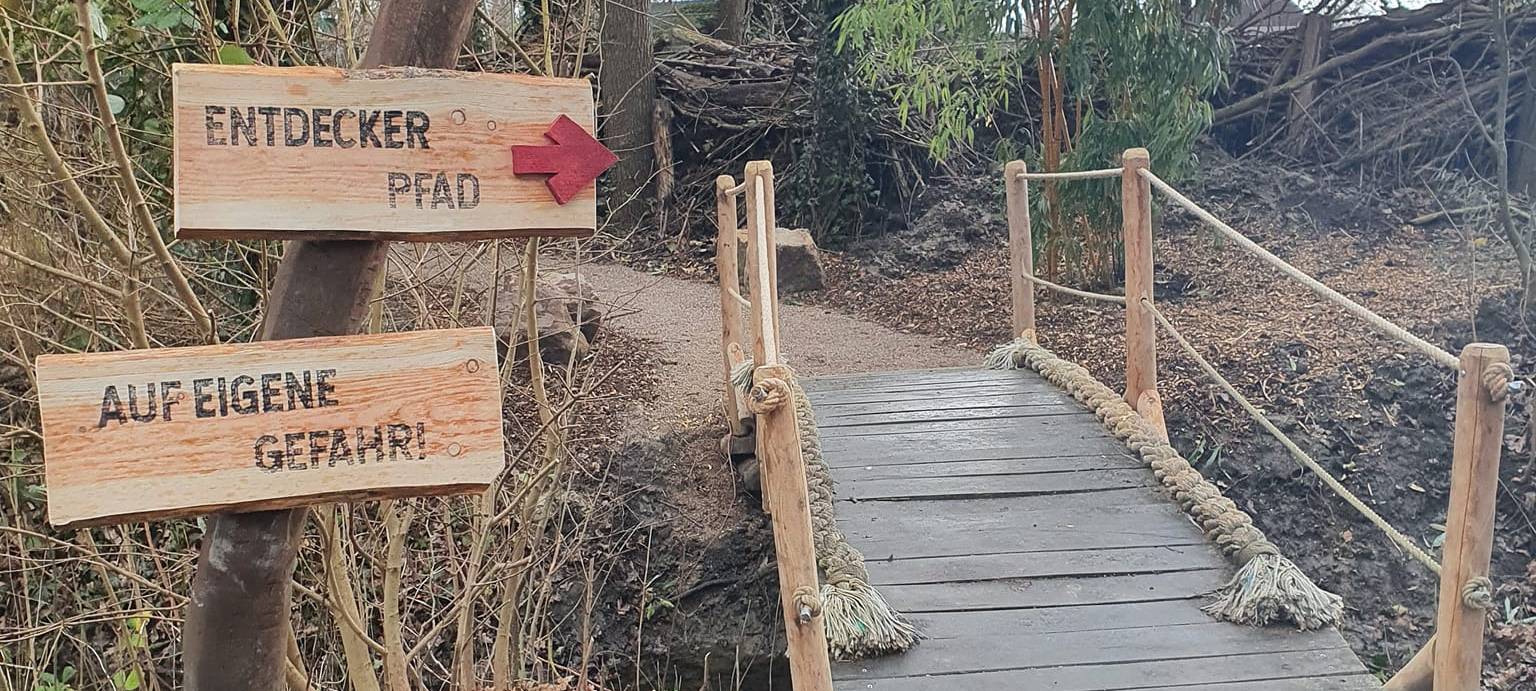 Der neue Entdecker-Pfad für Kinder im Tierpark Hamm.