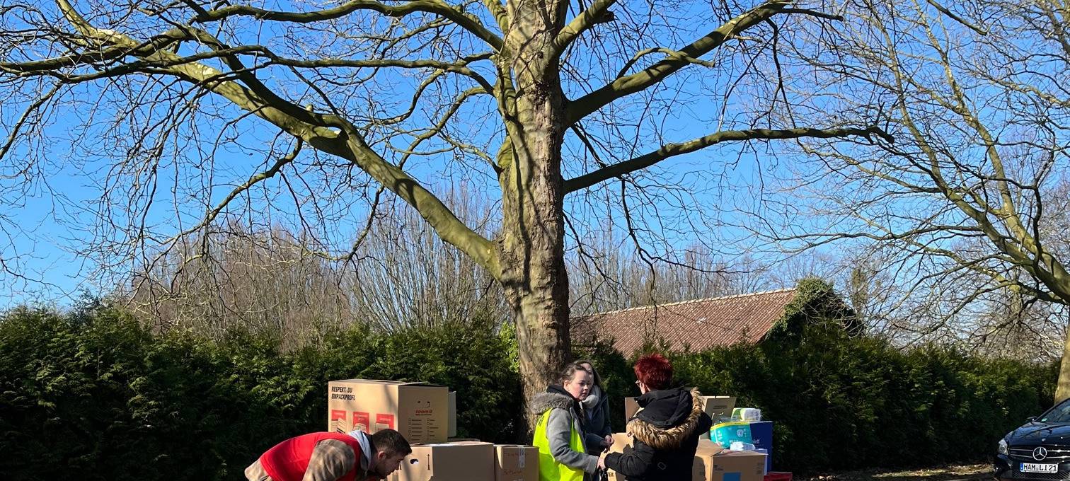 Menschen aus Hamm spenden für die Ukraine