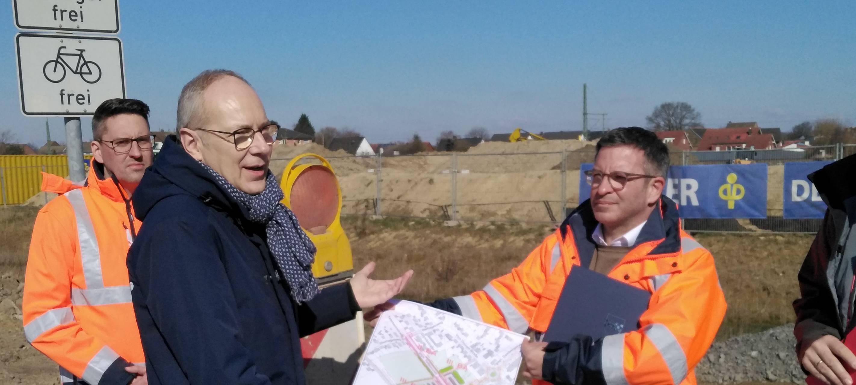 So läuft der Bau vom Bahnhaltepunkt in Hamm-Westtünnen