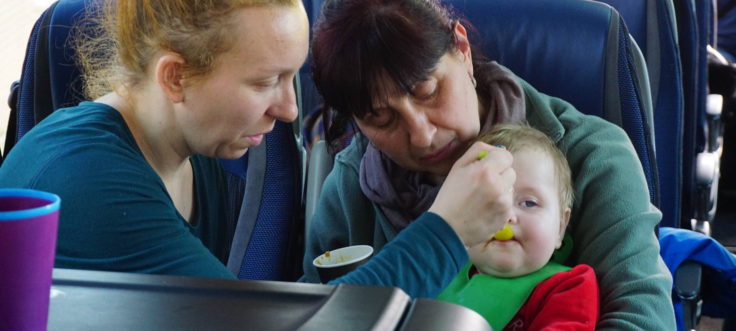 Hilfskonvois aus Hamm angekommen