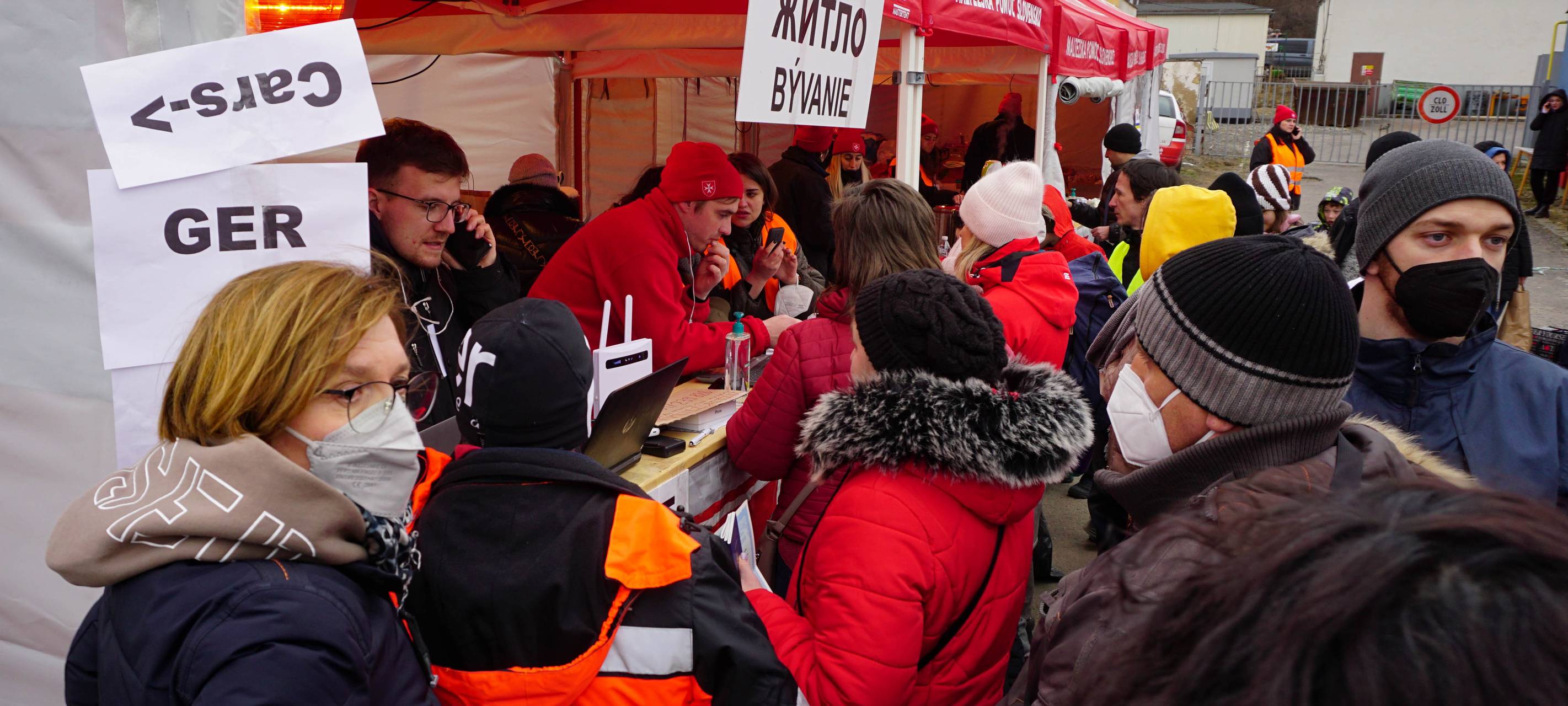 Hilfskonvois aus Hamm angekommen