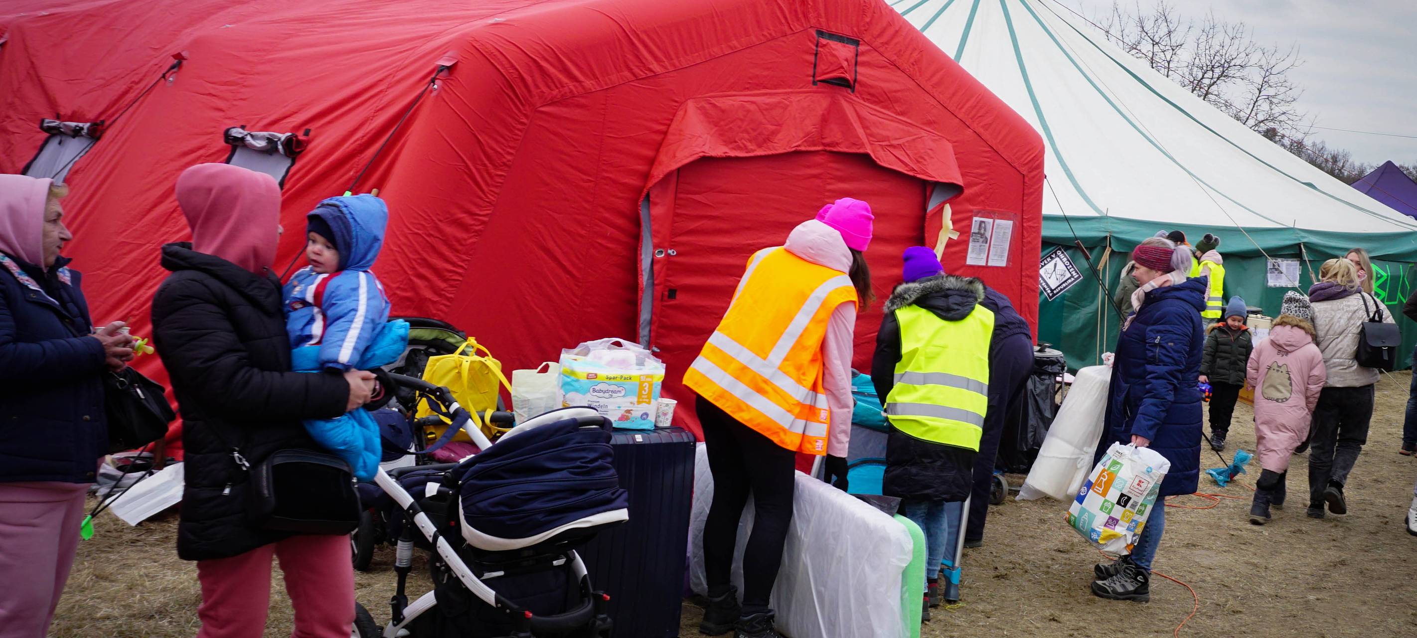 Hilfskonvois aus Hamm angekommen