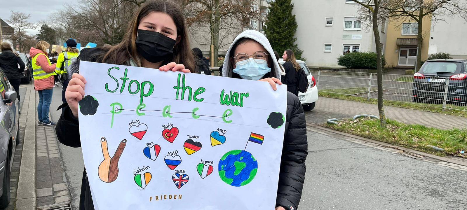 Sternmarsch für die Ukraine in Hamm Bockum-Hövel