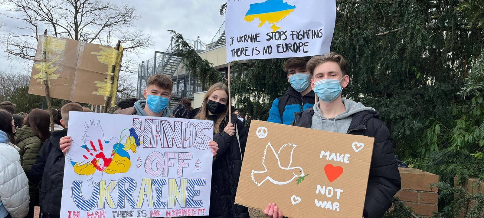 Sternmarsch für die Ukraine in Hamm Bockum-Hövel