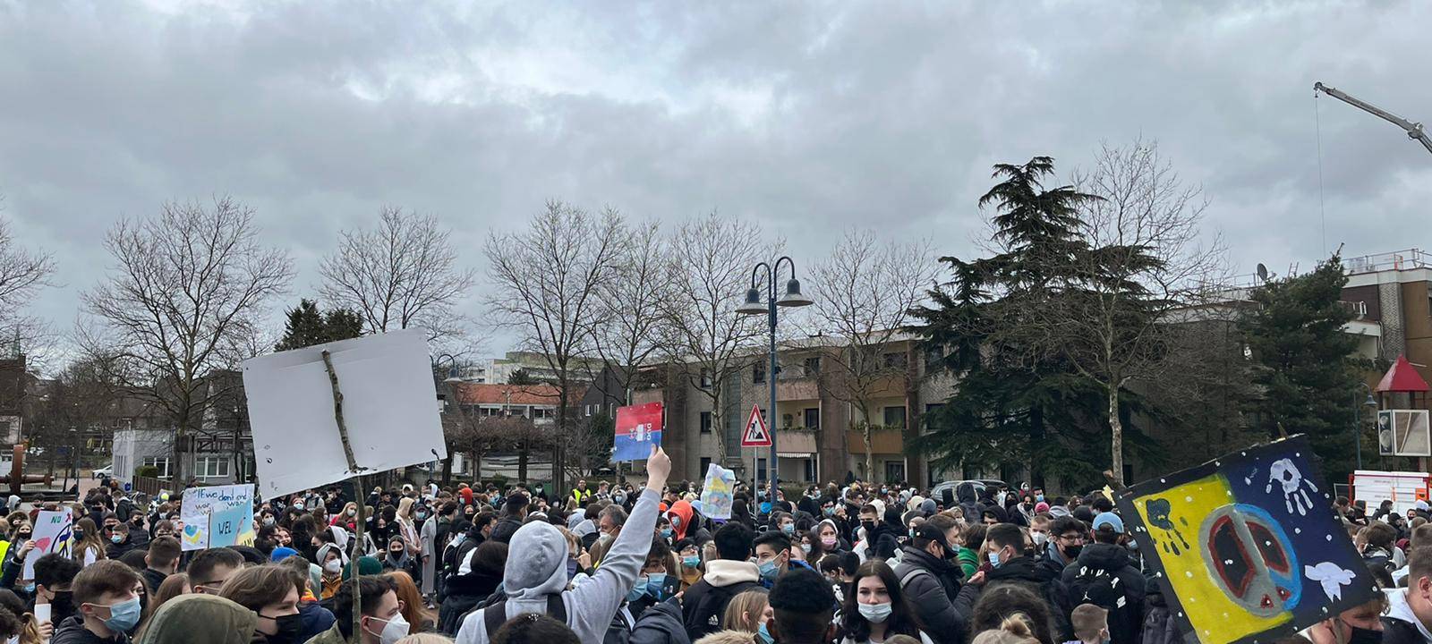 Sternmarsch für die Ukraine in Hamm Bockum-Hövel