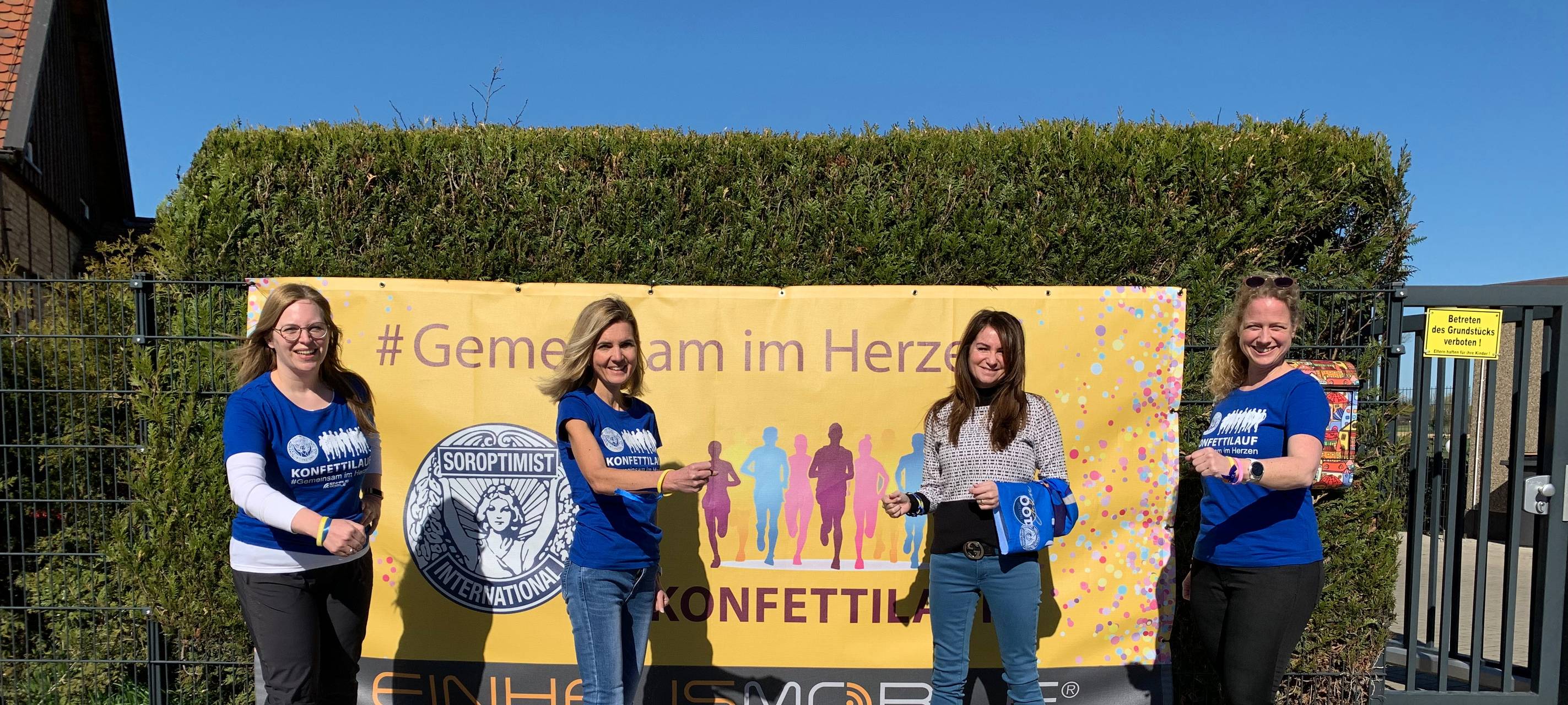 Konfettilauf in Hamm für die Ukraine