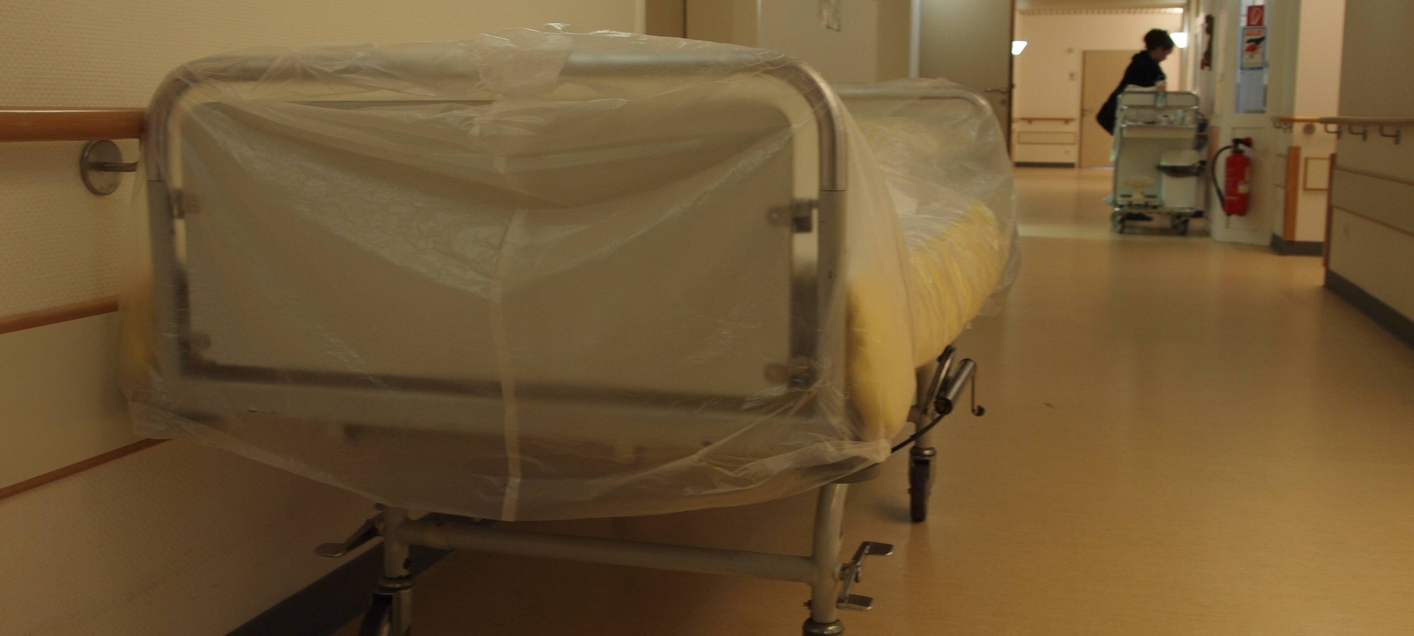 Leere Betten in den Kliniken in Hamm