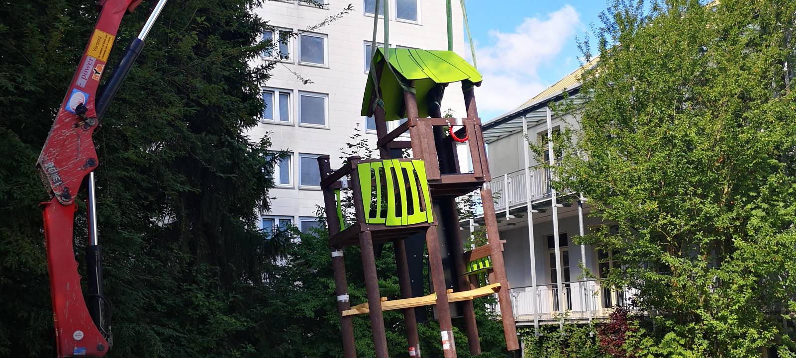 Neuer Spielplatz für Kinderklinik in Hamm