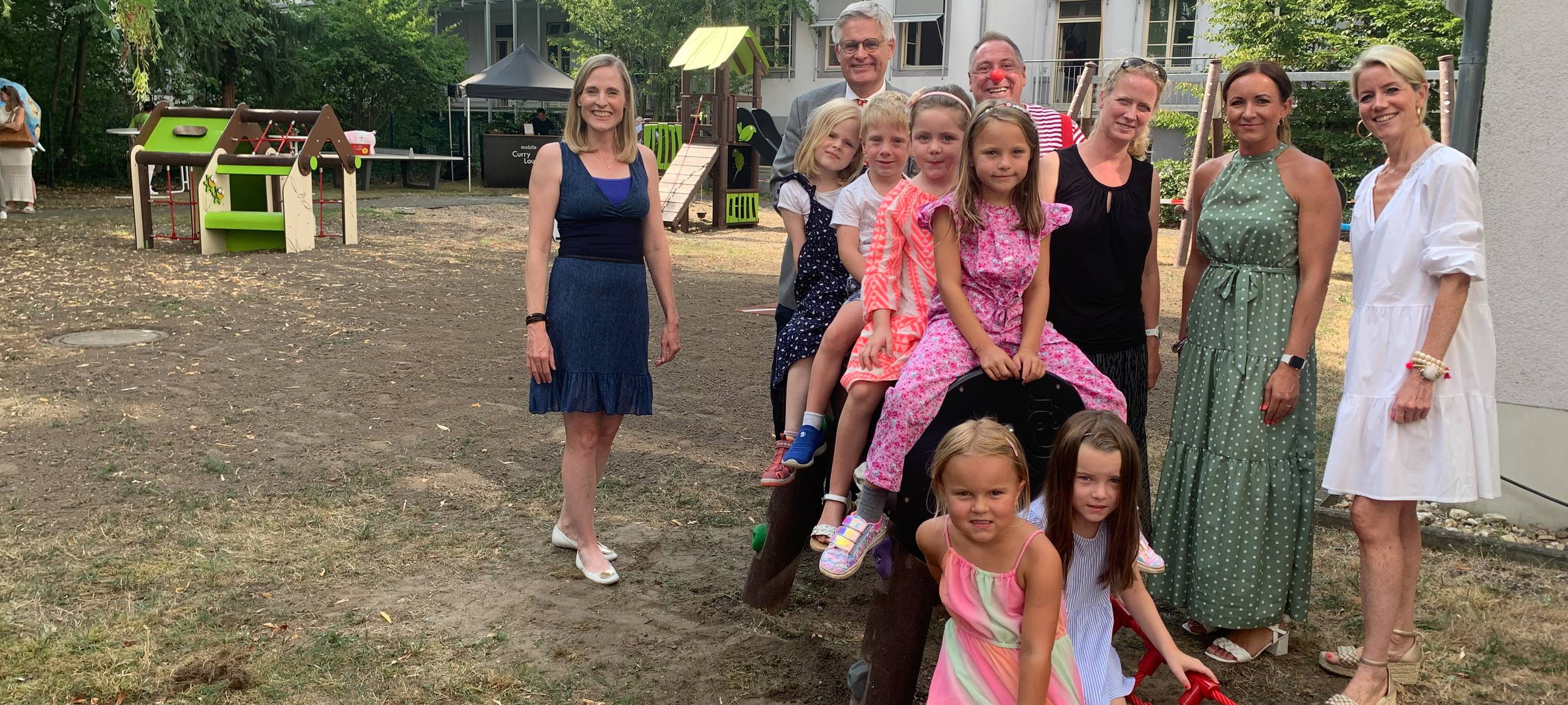 Spielplatz an der Kinderklinik am EVK Hamm ist fertig