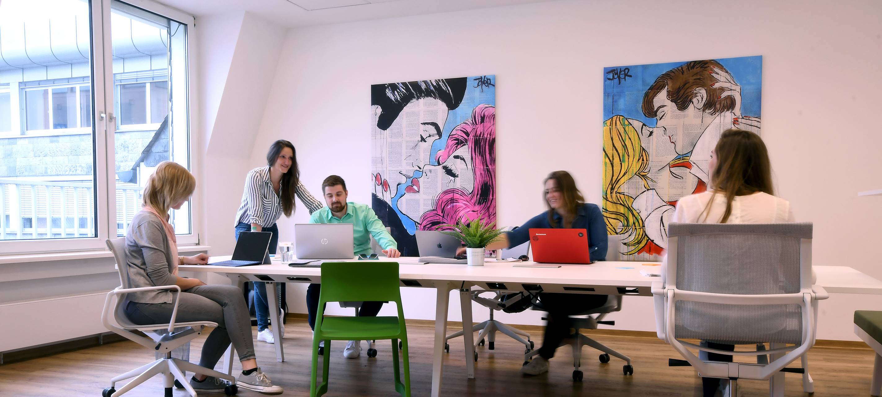 Kreativer Austausch beim Co-Working in Hamm